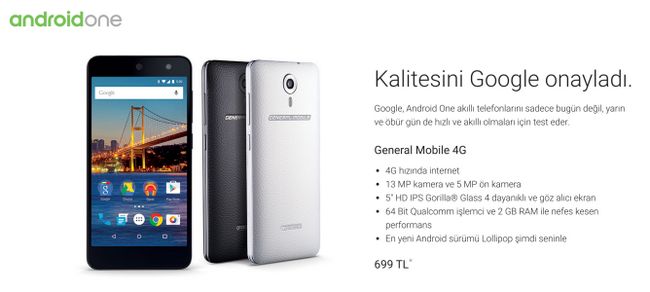 Fotografía - Uno Android está viniendo a Turquía, y es el embalaje de un teléfono bastante decente