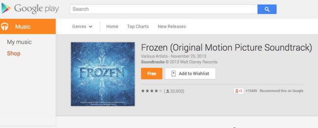Fotografía - Descargue la banda sonora de 'Frozen' de forma gratuita en Google Play
