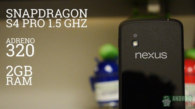 Moto X vs Nexus 4 aa especificaciones n4 rendimiento