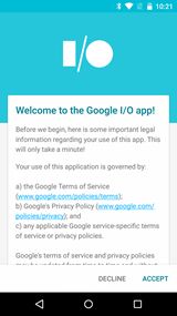 Fotografía - Google I / O 2015 v3.1.2 App Beta Goes material completo y se prepara para otro año en Moscone [APK Descargar + Teardown]