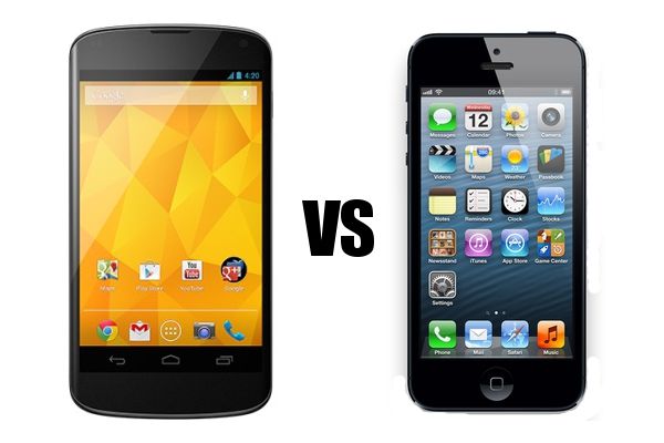 Fotografía - Google Nexus 4 vs Apple iPhone 5