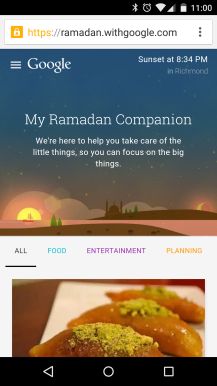 Fotografía - Google Offers 'Mi Ramadán Compañero' sitio y ahora Relacionada Tarjetas Para ayudar a través de este mes de ayuno