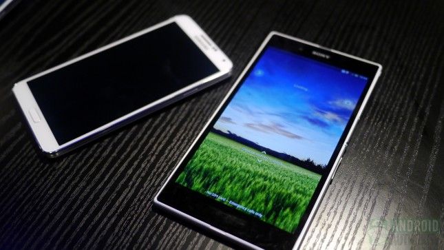 Samsung Galaxy Note 3 xperia z aa Ultra 2
