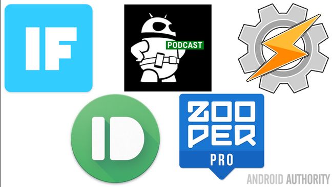 SI Pushbullet Tasker Zooper logotipos aa podcasts