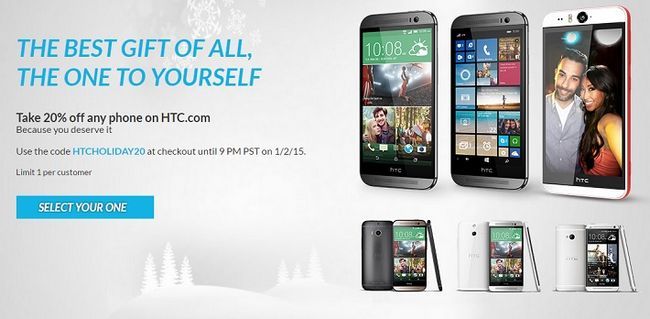 Fotografía - HTC ofrece 20% de descuento en ciertos dispositivos a partir de ahora hasta el 02 de enero