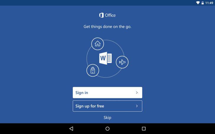 Fotografía - Las últimas actualizaciones de Microsoft Office para Android Traiga fácil Sign-In, Reducido Tamaño App, Nube de fuentes textuales, Y Más