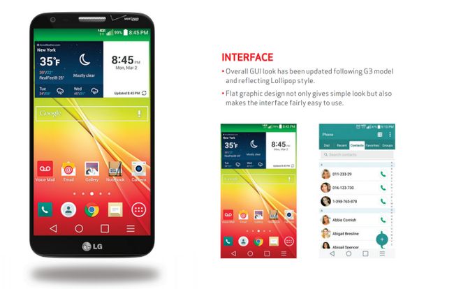 Fotografía - LG G2 En Verizon Wireless recibe OTA actualización con Android Lollipop