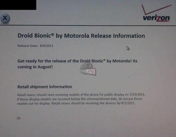 Fotografía - Más Fugas apuntan a agosto Fecha 4 de estreno de Motorola Droid Bionic