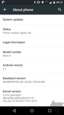 Fotografía - De Motorola David Schuster dice que Android 5.1 para el 2013 de Moto X está empezando 'TestDrive,' debe rodar hacia fuera en un par de semanas