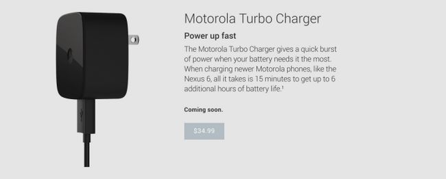 Fotografía - Motorola Turbo cargador aparece en Google Play, que figuran como Próximamente