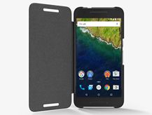 Fotografía - Nexus 6P Cuero Aprobada Folio Case ya disponible en la tienda Google Por $ 50 En Negro o marrón