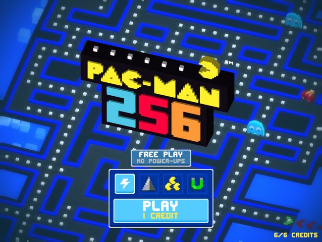 Pac Man 256 Pantalla del título
