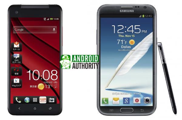 Fotografía - Samsung Galaxy Note 2 vs HTC J Butterfly (ADN DLX / DROID)