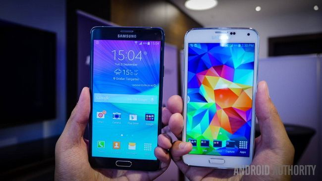 Samsung Galaxy Note 4 vs galaxia s5 rápida mirada a bis (3 de 7)
