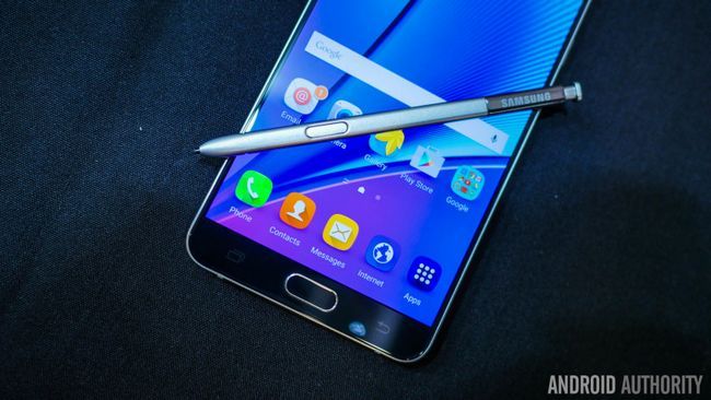 Fotografía - Samsung Galaxy Note 5: lo que los paquetes y lo que le falta