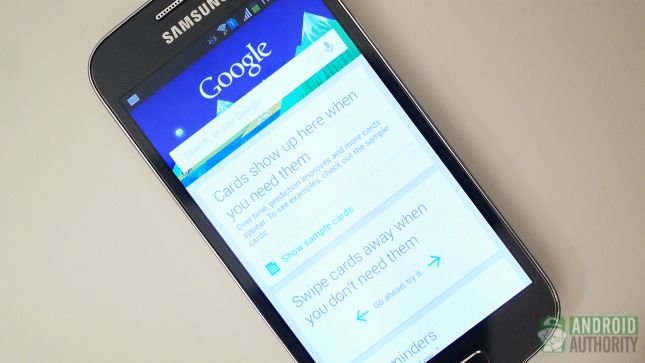 Samsung Galaxy S4 Mini google software aa ahora