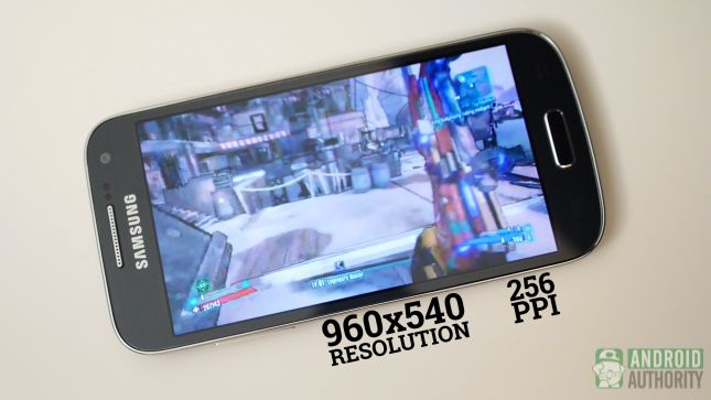 Mini resolución de pantalla aa Samsung Galaxy S4