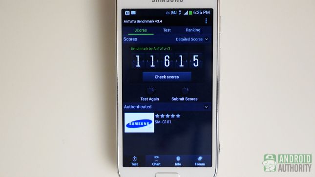 AnTuTu rendimiento aa zoom Samsung Galaxy S4