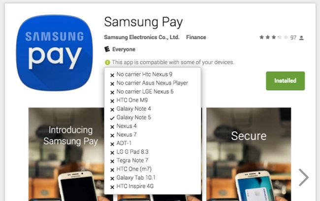 Fotografía - Samsung Pago App llega a la Play Store Para los cuatro ya Dispositivos compatibles