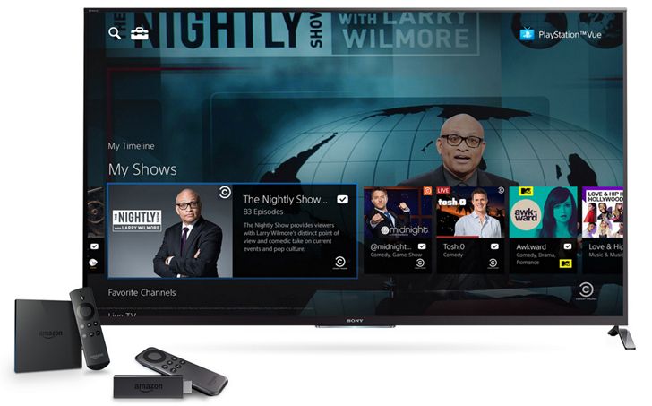 Fotografía - Sony anuncia apoyo Amazon Fuego TV y Fuego Stick de TV por su PlayStation Vue servicio de TV, Chromecast Apoyo Muy Pronto