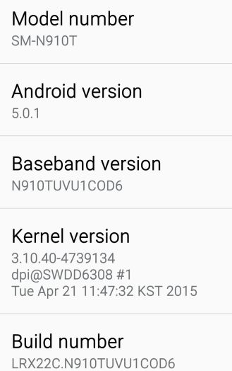 Fotografía - De T-Mobile Galaxy Note 4 está recibiendo la actualización Android Lollipop OTA