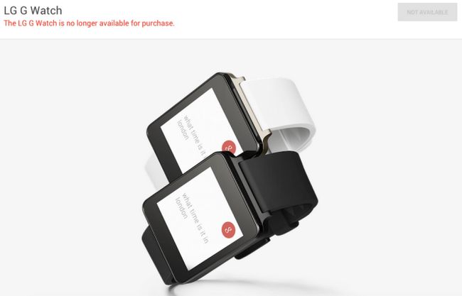 Fotografía - La tienda Google ya no es la venta de la LG G Watch, uno de los dispositivos de desgaste Primera Android
