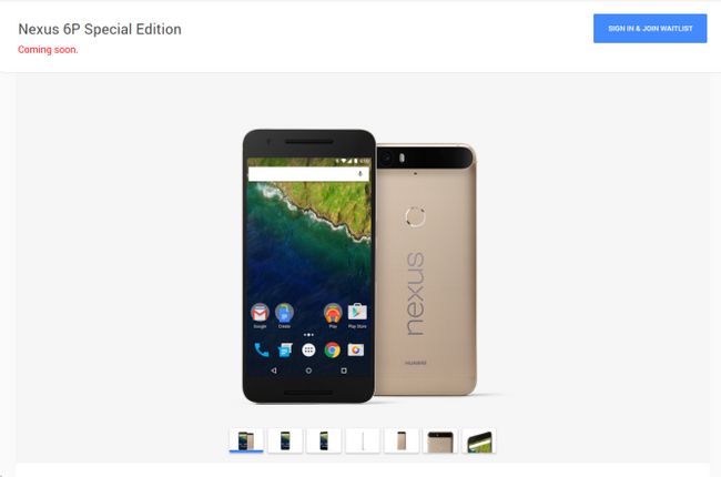 Fotografía - La Edición Especial de Oro Nexus 6P se confirma que es un Japón Exclusiva