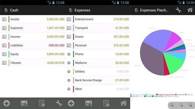 efectivo mejores aplicaciones Android presupuesto para la administración del dinero