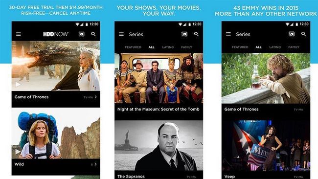 hbo ahora mejores aplicaciones de streaming de vídeo para Android