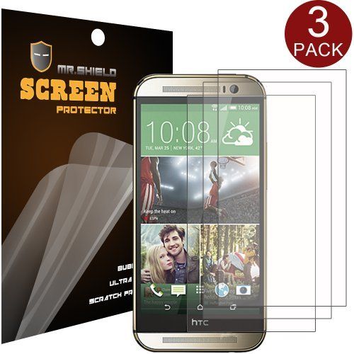 Sr. Escudo [Todos Nuevo] HTC uno M8 anti Protector de pantalla de Scratch [3-Pack]