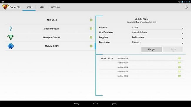 SuperSU mejores aplicaciones de raíz para Android