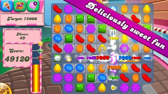saga crush dulces mejores juegos de puzzle para Android
