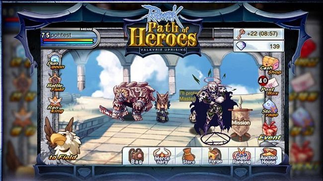 Ragnarok Sendero de los Héroes mejores MMORPG Android
