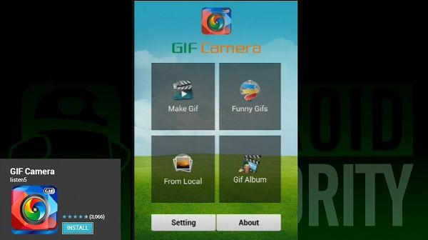 Cámara GIF mejores aplicaciones de la cámara para Android