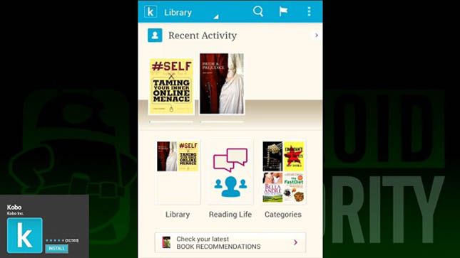 Kobo eReader lector de libros electrónicos para android