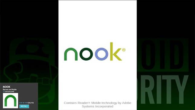 Lector de libros electrónicos Nook ereader para android