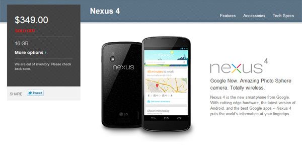 16GB-Nexus-4-entradas agotadas