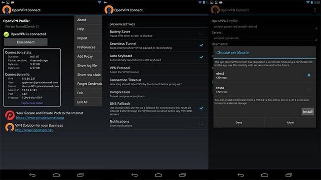 openvpn conecte mejores aplicaciones VPN para Android