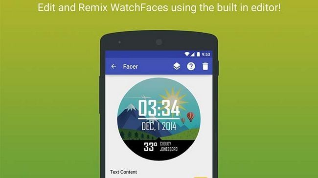Mejores caras del reloj Use Android facer