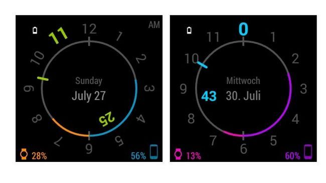 Reloj Crono cara mejores caras del reloj Use Android