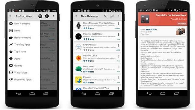 tienda para android desgaste mejores aplicaciones Android Wear