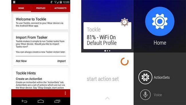 Aplicaciones de desgaste Tockle Android