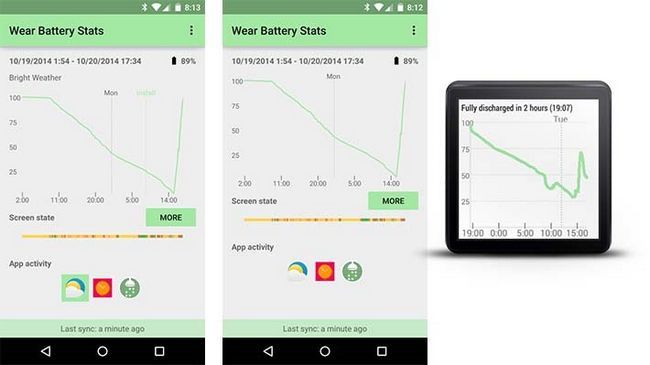 llevar las estadísticas de baterías mejores aplicaciones Android Wear
