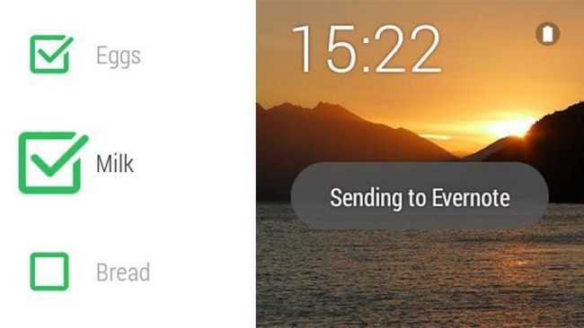 Aplicaciones de desgaste Evernote para Android