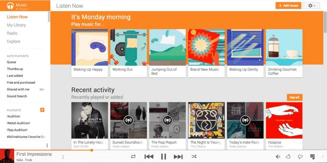 Google Play Music aplicaciones Android