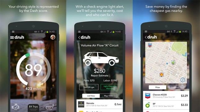 Dash aplicaciones de Android