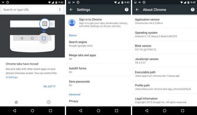 Cromo Dev Channel nuevas aplicaciones de Android