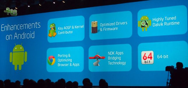 64-bit chips de Intel para Android