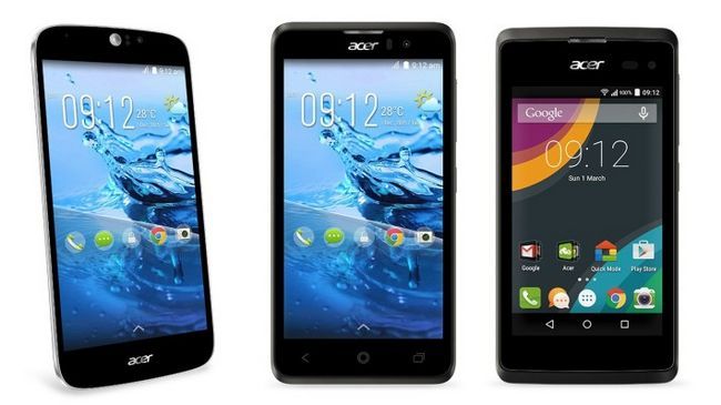 Acer Liquid Z smartphones MWC 2015