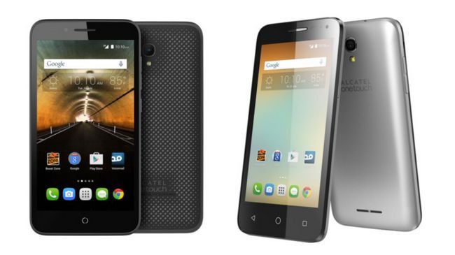 Alcatel OneTouch Conquista y Elevate AA